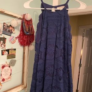 Navy sun dress